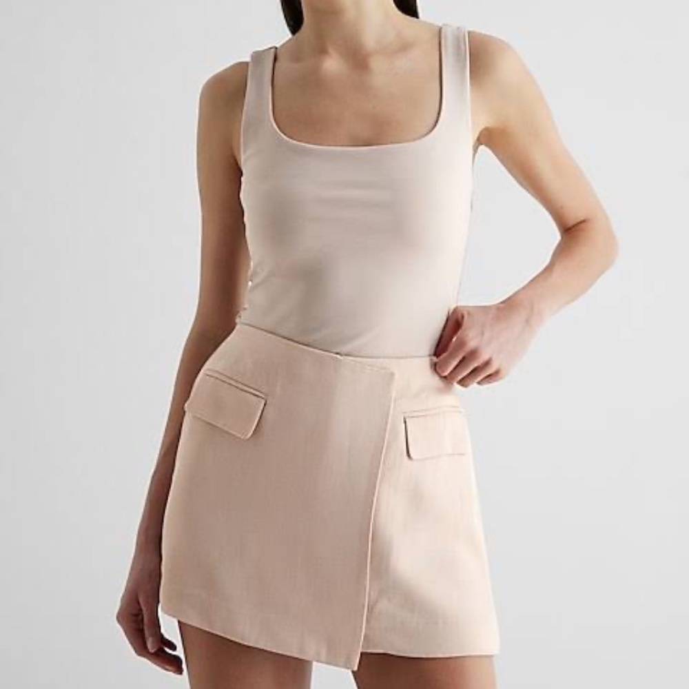 NWOT Express Square Neck Bodysuit XL